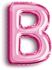 Pink Balloon Letter B